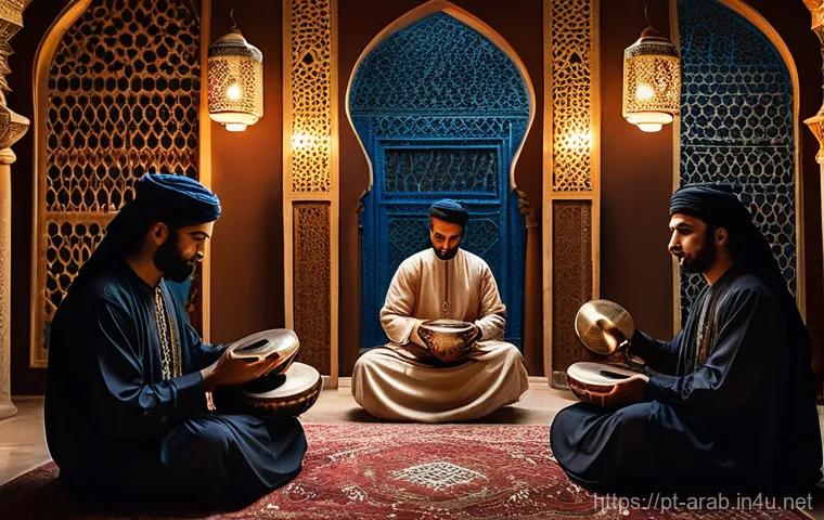 아랍어 음악 추천 - Image Prompt 1: The Soulful Echoes of Tradition**