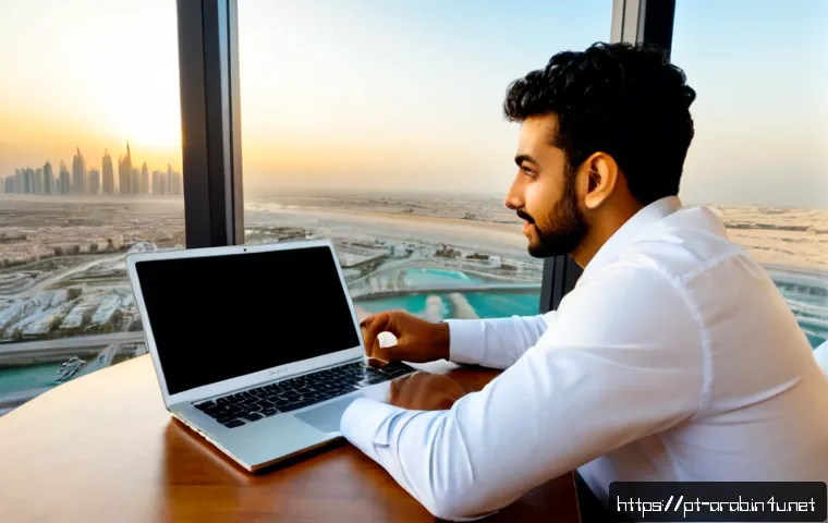 아랍어권에서의 스타트업 트렌드 - Photorealistic modern startup workspace in Dubai, diverse young Arab entrepreneurs collaborating aro...